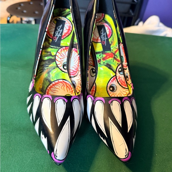 Iron Fist Shoes - IronFist Black Monster Heels